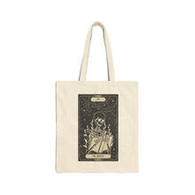 Load image into Gallery viewer, The Reader - Tarot Card Cotton Canvas Tote Bag