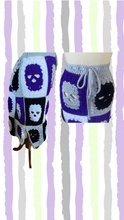 Load image into Gallery viewer, Crochet Skull Skirt in XL