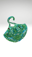 Load image into Gallery viewer, Custom Made Variegated Crochet Mesh Bag