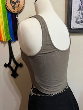 Load image into Gallery viewer, Aesthetic Ruched Bandeau Crop Top Trendy Clothes Fairycore Grunge Y2K Clothing | Seamless Stretchy Ribbed Bohemian Women Top