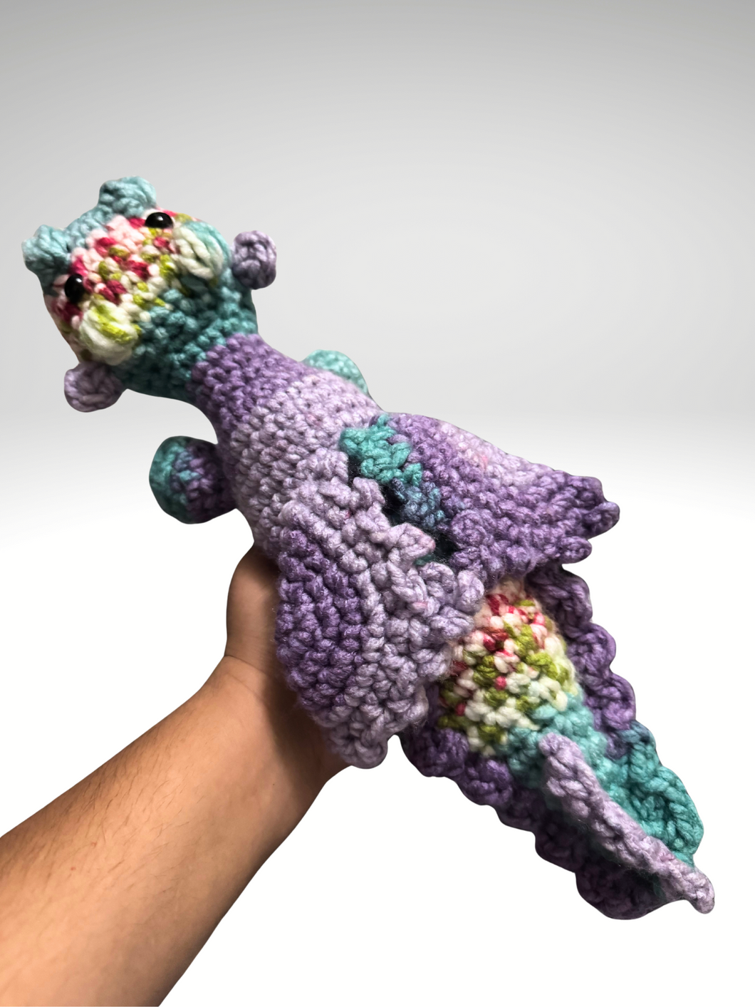 Snuggle Water Dragon in Wildflower