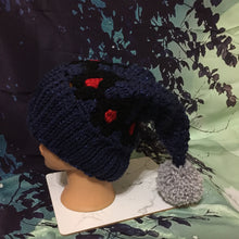 Load image into Gallery viewer, Pre Order Miraculous Ladybug &amp; CatNoir Inspired Witch Hat • crochet slouchy beanie
