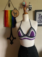 Load image into Gallery viewer, Pre Order Asexual Pride Festival Bralette Top
