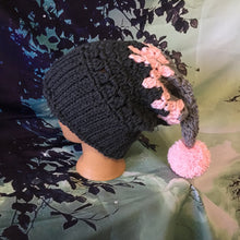 Load image into Gallery viewer, Pre Order Miraculous Ladybug &amp; CatNoir Inspired Witch Hat • crochet slouchy beanie
